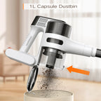 Cordless Vacuum Cleaner, 23kPa, Lightweight Stick Vacuum for Hard Floor, Carpet, Pet Hair, 55 Mins Runtime, Blue