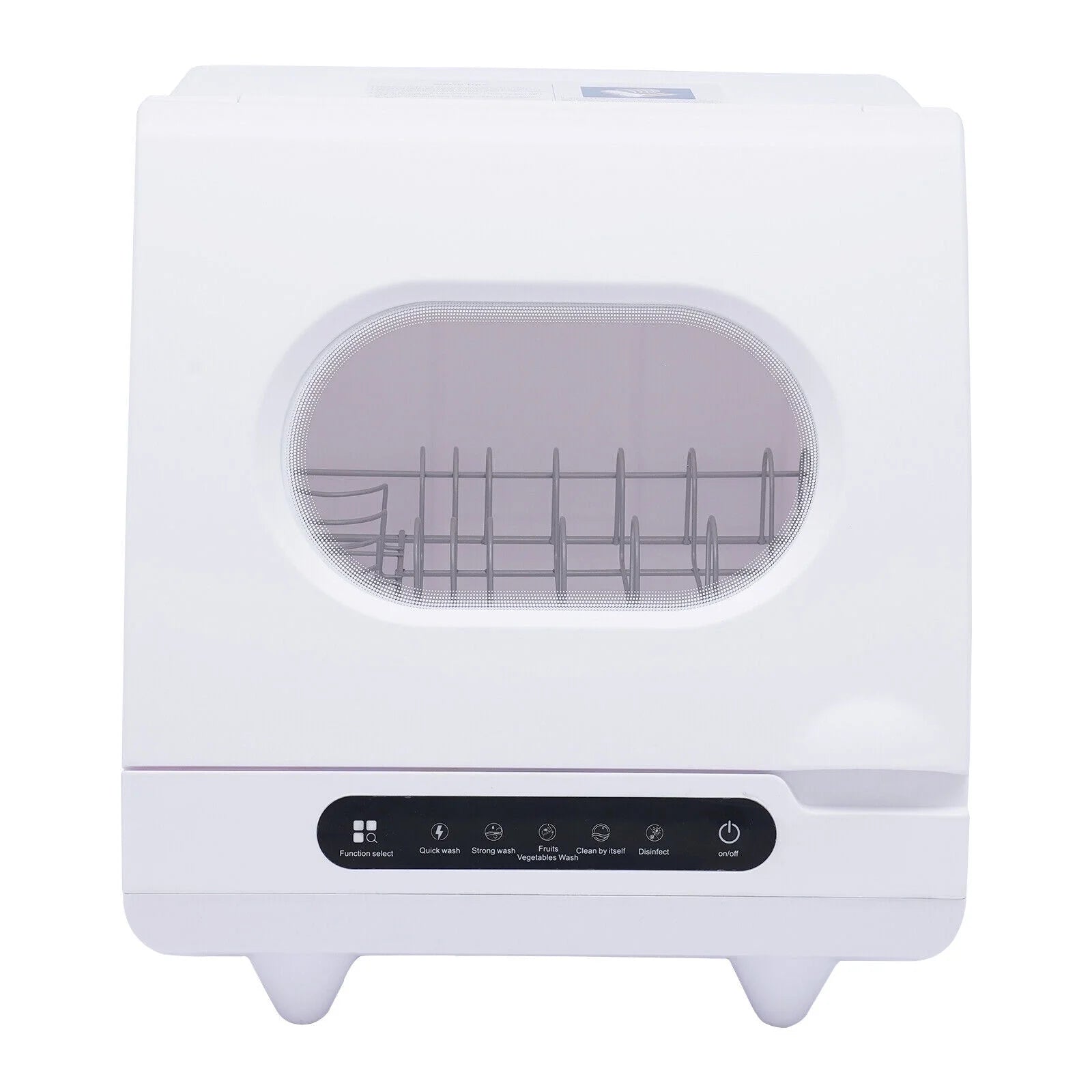 FETCOI Portable Countertop Portable Countertop Dishwasher Compact Dishwasher 5 Programs