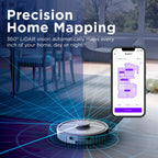 Shark Matrix Robot Vacuum, Carpets & Hard Floors, Precision Home Mapping, Perfect for Pet Hair, Wi-Fi, RV2300