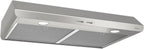 Broan-NuTone BKSH130BL Sahale 30-inch Under-Cabinet Easy Install 4-Way Convertible Range Hood with 2-Speed Exhaust Fan and Light, 300 Max Blower CFM, Black