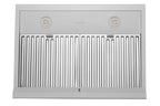 Hauslane | Chef Series PS18 30" Under Cabinet Range Hood, Matte White | 120V, Pro Performance, Touch Screen, LED Lamps, 3-Way Venting, Baffle Filters