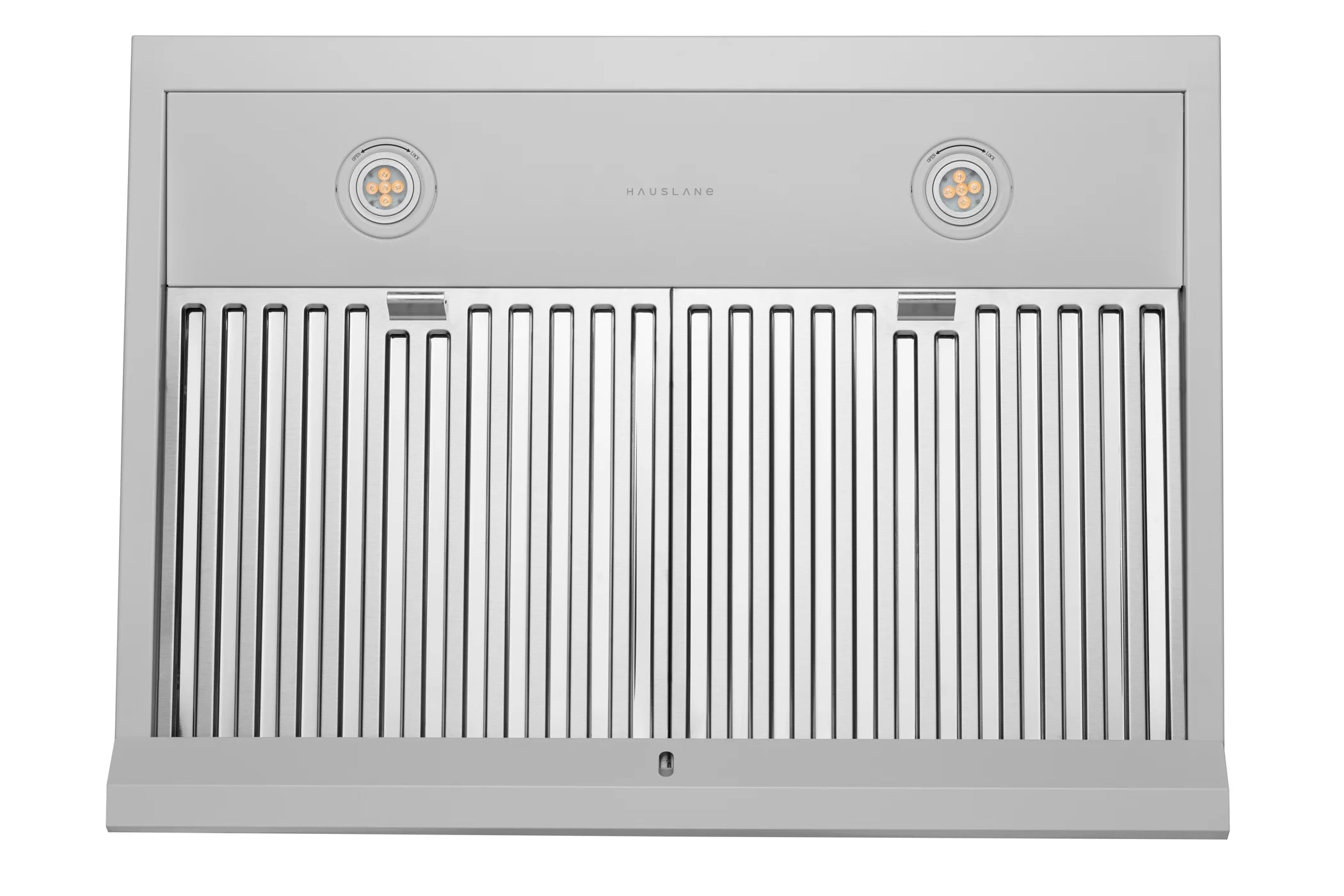 Hauslane | Chef Series PS18 30" Under Cabinet Range Hood, Matte White | 120V, Pro Performance, Touch Screen, LED Lamps, 3-Way Venting, Baffle Filters