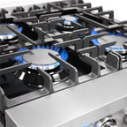 24 in. Freestanding Gas Range with 3.73 cu. ft. Capacity Oven in Stainless Steel