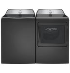 GE Appliances 4.9 cu ft White Top Load Washing Machine with Smarter WashTechnology and FlexDispense
