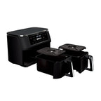 Restored Ninja R-AD300CO Foodi 6-in-1 10-qt. XL 2-Basket Air Fryer with DualZone Technology, Black (Refurbished)