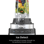 Ninja Detect Duo Power Blender + Personal Single-Serve, BlendSense Technology, Kitchen Countertop, 1700 Watts, 72 oz Pitcher, 24 oz Cup, TB300 Silver