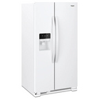 WHIRLPOOL WRS325SDHW side by side freestanding refrigerator