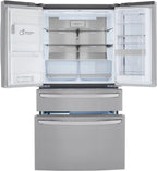 Lg Lrmvs3006 36" Wide 29.5 Cu. Ft. Energy Star Rated French Door Refrigerator - PrintProof