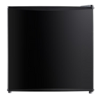 Mainstays 1.7 Cu. ft. Single Door Compact Refrigerator, Black, New