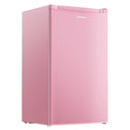 Upstreman 3.2 Cu.Ft. Mini Fridge with Freezer Single Door Small Refrigerator Adjustable Thermostat Compact Fridge with Reversible Door, Low Noise, BR321 Black