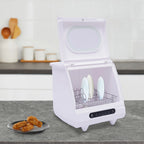 Miumaeov Compact Mini Dishwasher with Full Panel Control, 50 dB