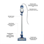 Shark Rocket Ultra-Light Corded Stick Vacuum Cleaner, Blue �C Lightweight, Bagless, for Carpet & Hard Floors