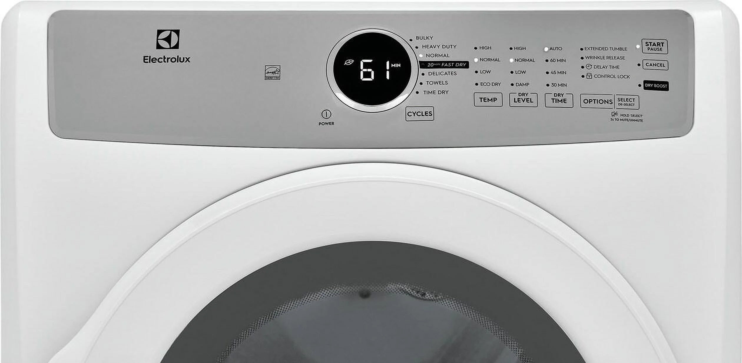 Frigidaire Dryer,Electric,8 cu ft.,White ELFE7337AW