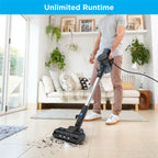 Black + Decker Stick Vacuum Cleaner - Swivel Steering