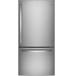 GE? Energy Star? 24.8 cu. ft bottom-freezer refrigerator model GDE25EYKFS Fingerprint Resistant
