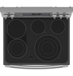 Ge Profile Pb965 30" 6.6 Cu. Ft. Free Standing Electric Double Oven Convection Range -