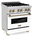 ZLINE KITCHEN AND BATH RAZ30CB professional gas range