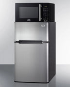 Summit Appliance 2 Door Microwave & Refrigerator-Freezer Combination with Allocator