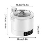 3 L Lifting Sugar Removal Rice Cooker, Low Sugar Rice Cooker with Low Carb Rice Steamer Basket,Speed Adjustable,Touch Control for Family Use