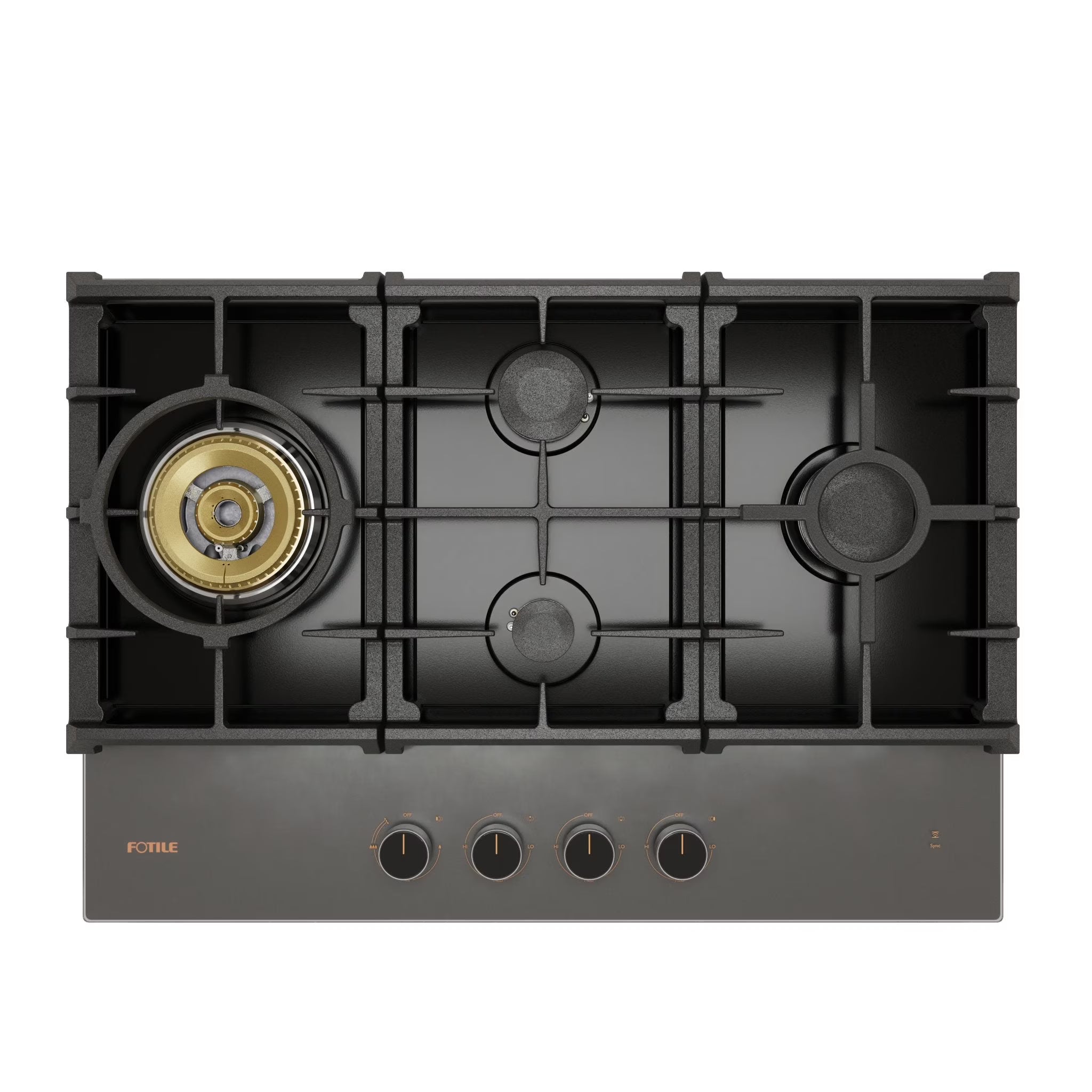 FOTILE Tri-Ring Series 30 Inch Pro Gas Cooktop with 40K total BTU on 4 Burners