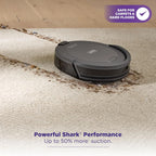 Shark Navigator Robot Vacuum with SmartPath Navigation and Self-Cleaning Brushroll, Powerful Suction, Pet Hair Pickup, Anti-Hair Wrap, for Carpets & Hard Floors, Steel Grey, RV2110