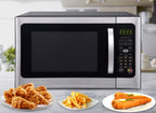 Farberware Professional 1.2 Cu. Ft. 1000-Watt Microwave Oven with Sensor Cooking, Stainless Steel/Black Body Wrap