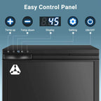 BODEGACOOLER 12 Volt Refrigerator, RV Refrigerator APP Control, 65L(2.3cu.ft.) RV Fridge Freezer, Car Refrigerator with Lock, (4a??-46a??) Travel Compressor Cooler 12/24V DC for Truck, RV, Camping