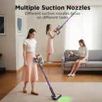 Cordless Vacuum Cleaner, Vacuum Cleaner for Home Rechargeable, Lightweight Stick Vacuum for Hardwood and Pet Hair