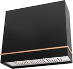 Akicon Range Hood 36 Inch, Ultra Quite Stainless Steel Kitchen Hood, Wall Mount Square Vent Hood with LED Light and Dishwasher-Safe Filters, Hood Vents for Kitchen, 3 Speeds, 600 CFM (AK-HS36HB-SWG)