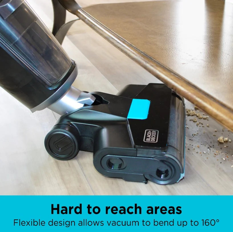 BLACK+DECKER Vacuum + Wash Duo Multi-Surface Cordless with Accessories, BXUVXA01