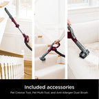 Shark Detect Lift-Away ADV Corded Upright Vacuum with PowerFins Detect, Self-Cleaning Brushroll & Odor Neutralizer Technology, LA492, Burgundy