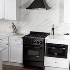 ZLINE 36 in. Wall Mount Range Hood in Black Stainless Steel (BSKBN-36)