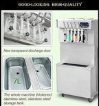 Kolice Commercial ETL 5 Flavors Floor Stand Gelato Soft Serve Ice Cream Machine