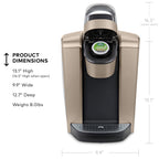 Keurig K-Elite Single-Serve K-Cup Pod Coffee Maker, Brushed Slate