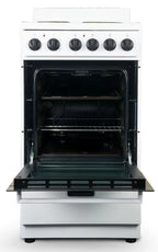 Premium Levella 20" Freestanding Electric Range with 4 Burners and 2.1 Cu. Ft. Oven Capacity