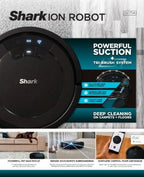 Shark ION Robot Vacuum, Wi-Fi Connected, Black, RV754