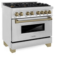 ZLINE KITCHEN AND BATH RAZWM36G professional gas range
