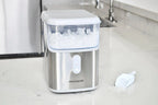 Frigidaire, 33 Lbs. Nugget Ice Maker, Black Stainless Steel, EFIC228
