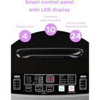 Top Load Washing Machine 25lbs Full Automatic Compact Washer and Dryer with 10 Programs & 8 Water Levels Laundry Machine for For Apartment, Home, Dorms, RV