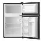 Arctic King 3.2 Cu ft Two Door Mini Fridge with Freezer, Stainless Steel, E-Star