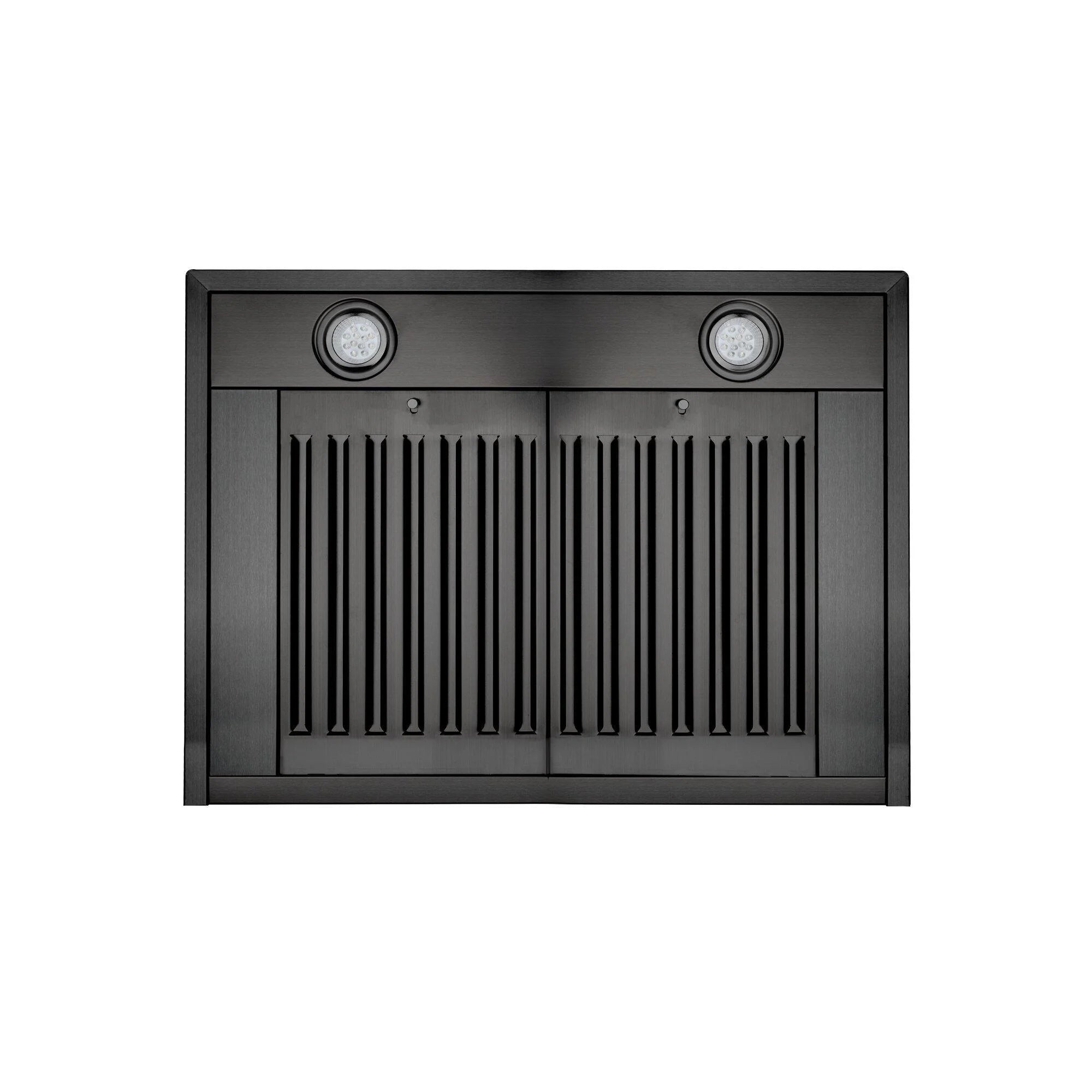 ZLINE 36 in. Wall Mount Range Hood in Black Stainless Steel (BSKBN-36)