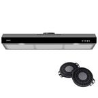 CIARRA Range Hood 30 inch Under Cabinet Ductless Ducted Convertible Slim Stove Vent Hood CAS90575