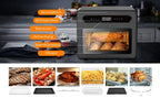 Smart Pizza Oven Air Fryer Kitchen Food Processor Baking Electric Oven Grill Pan Toaster