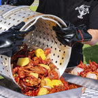 OuterMust 30Qt.?Outdoor Turkey Fryer with Basket and 11 Qt. Fish Fryer, 50,000 BTU Propane Aluminum Deep Turkey Fryer Kit