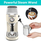 CASABREWS CM5418 20-Bar Espresso Machine and Coffee Maker, Silver
