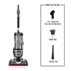 Hoover Upright Vacuum, WindTunnel All Terrain Bagless, Strong Suction, Hard Floor and Carpet, HEPA Filter, Dual Brush Rolls, and Swivel Steering UH77210V, New