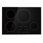 Empava 30 inch Electric Stove Induction Cooktop with 4 Boost Burners Smooth Surface Vitro Ceramic Glass in Black