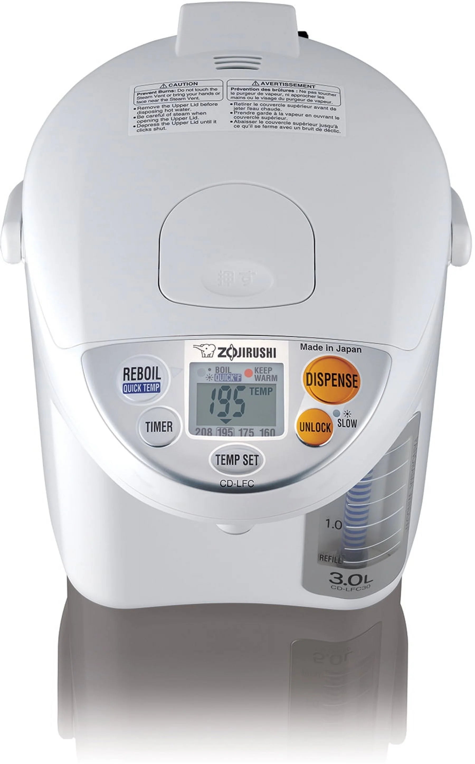 Zojirushi CD-LFC50WA Panorama Window? Micom Boiler & Warmer