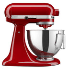KitchenAid Deluxe Series 4.5 Quart Tilt-Head Stand Mixer with Stainless Bowl, Contour Silver, KSM97CU
