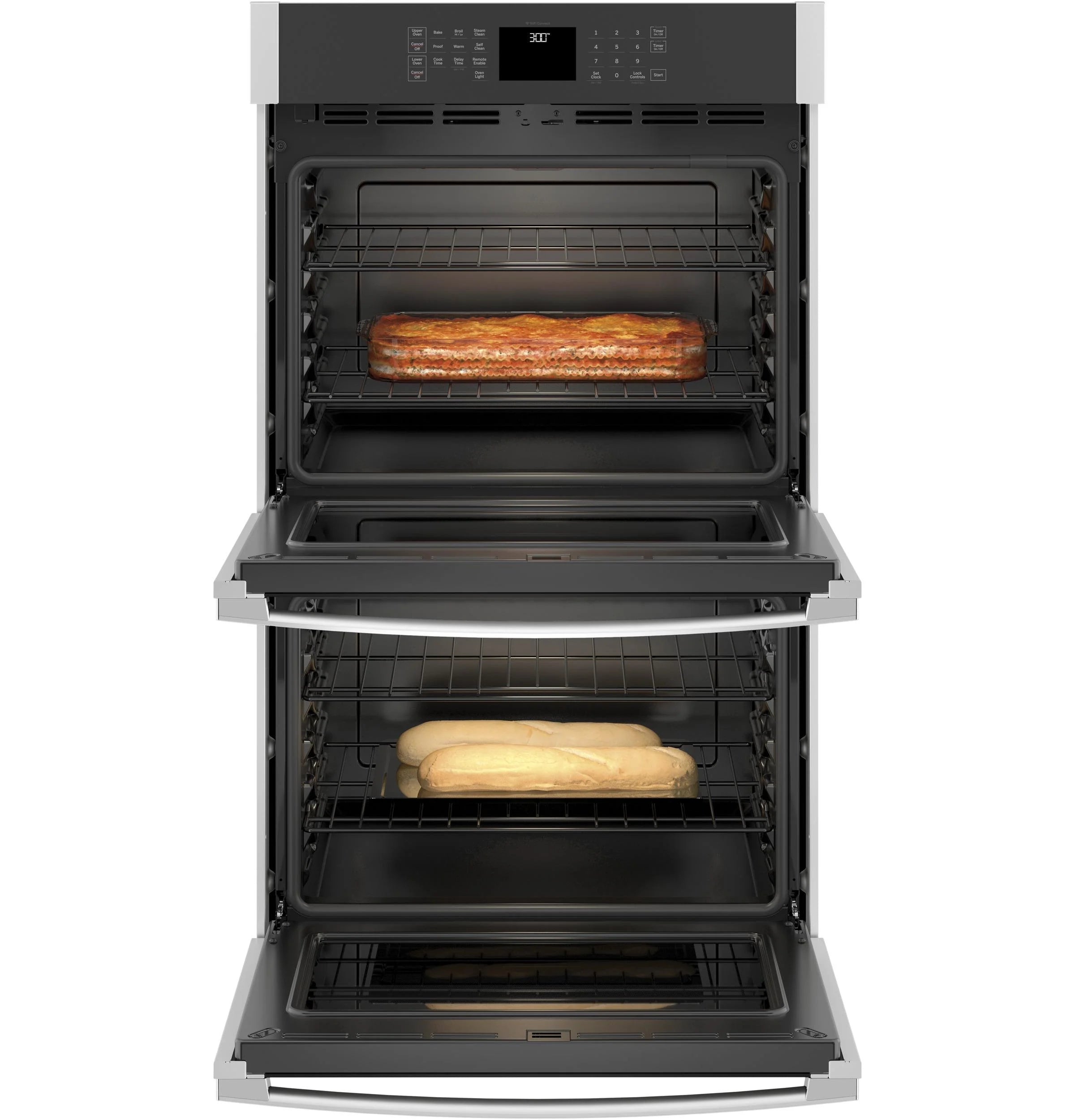 GE JTD3000SNSS 30 Inch Smart Built-In Electric Double Wall Oven
